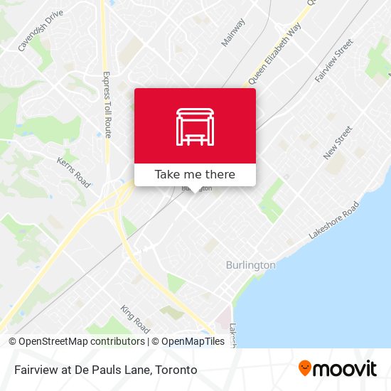 Fairview at De Pauls Lane map