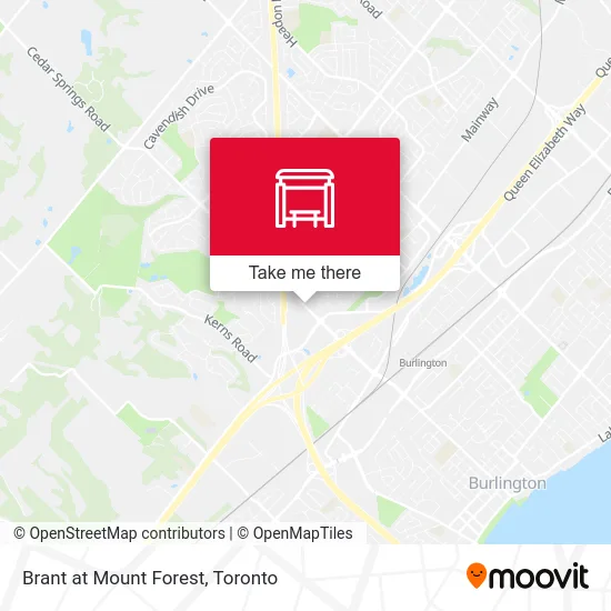 Brant at Mount Forest map