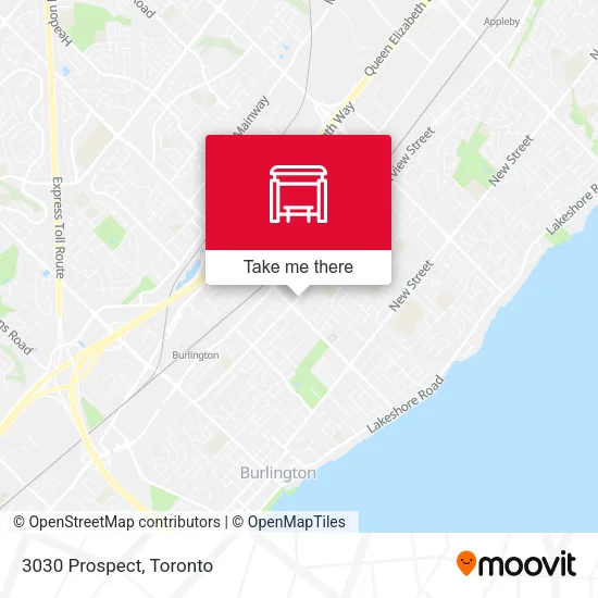 3030 Prospect map