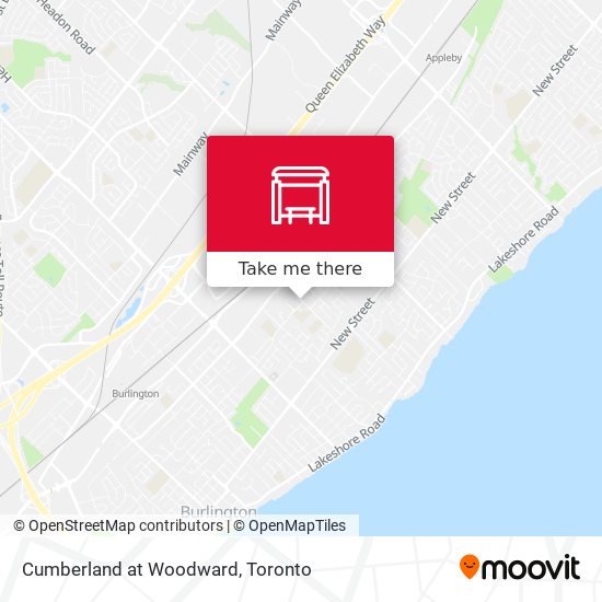 Cumberland at Woodward map