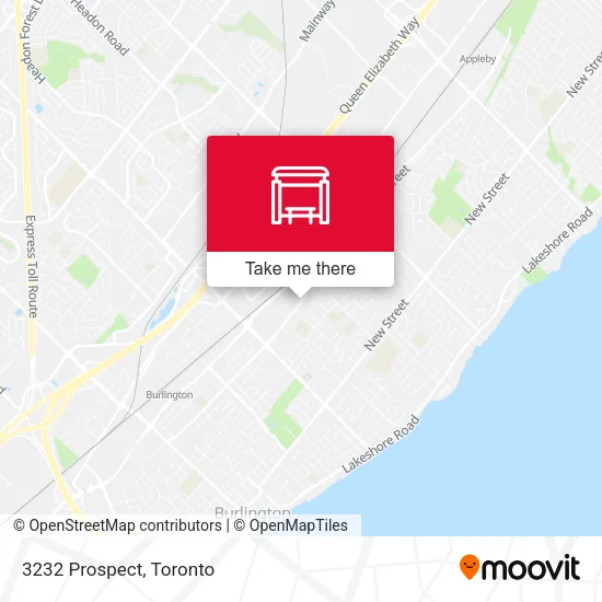 3232 Prospect map