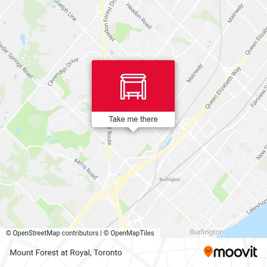Mount Forest at Royal map