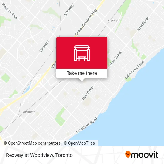 Rexway at Woodview map