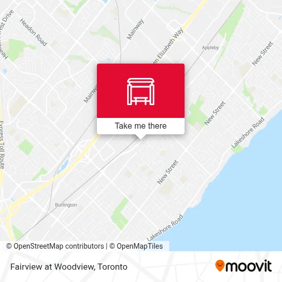 Fairview at Woodview map