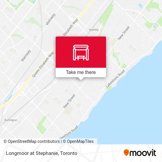 Longmoor at Stephanie map