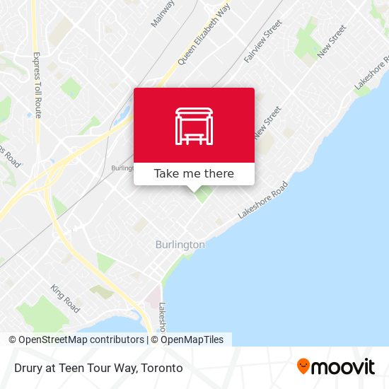 Drury at Teen Tour Way map