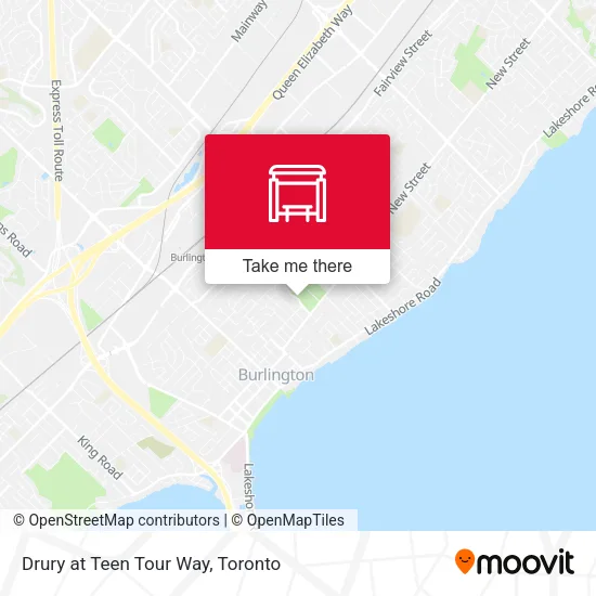 Drury at Teen Tour Way map