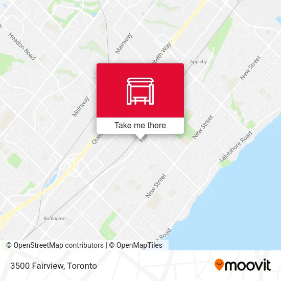 3500 Fairview map