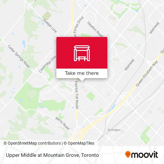 Upper Middle at Mountain Grove map