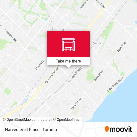 Harvester at Fraser map