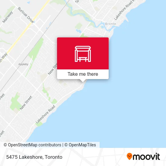 5475 Lakeshore map