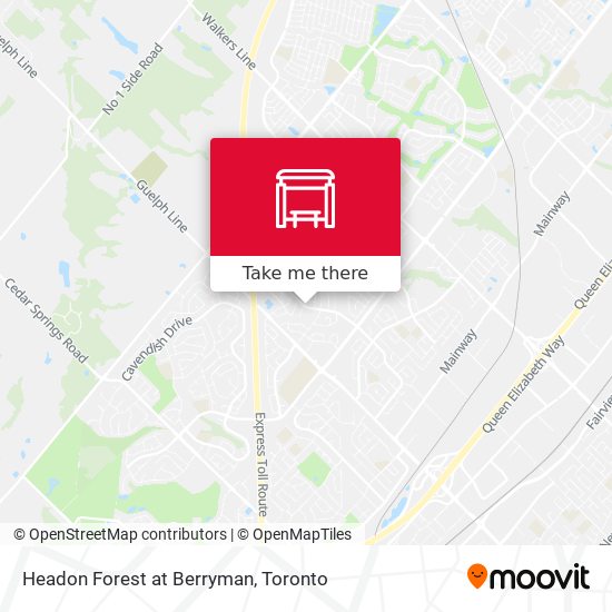 Headon Forest at Berryman map