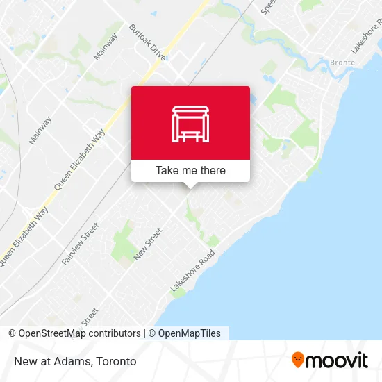 New at Adams map
