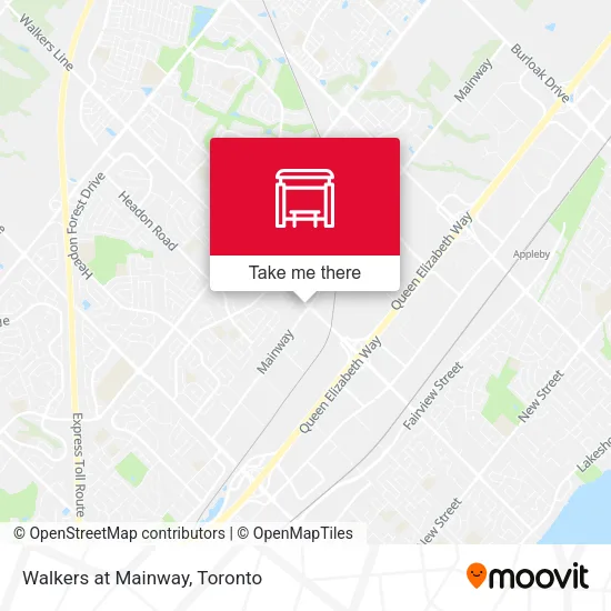 Walkers at Mainway map