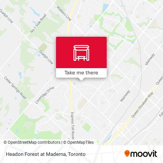 Headon Forest at Maderna map