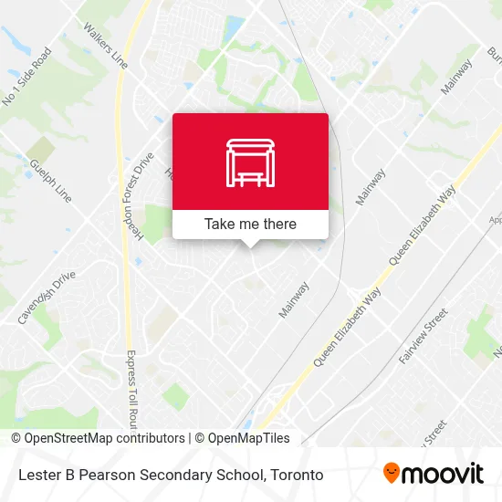 Lester B Pearson Secondary School map