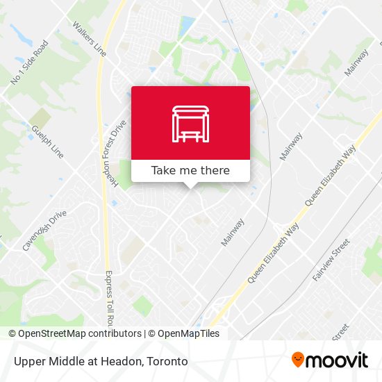 Upper Middle at Headon plan