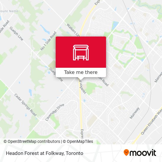 Headon Forest at Folkway map