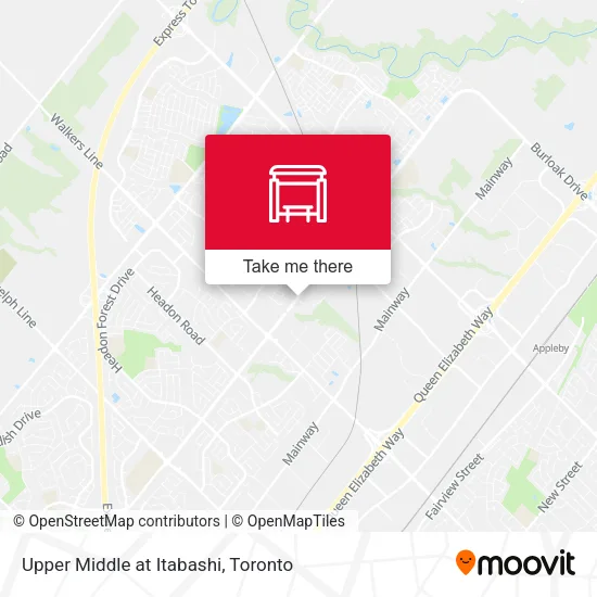Upper Middle at Itabashi map