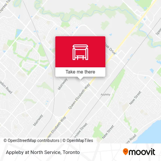 Appleby at North Service map