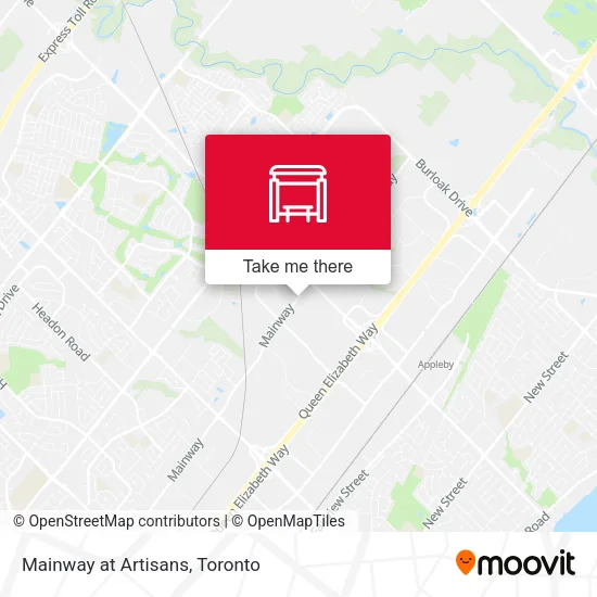 Mainway at Artisans map