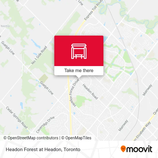 Headon Forest at Headon map