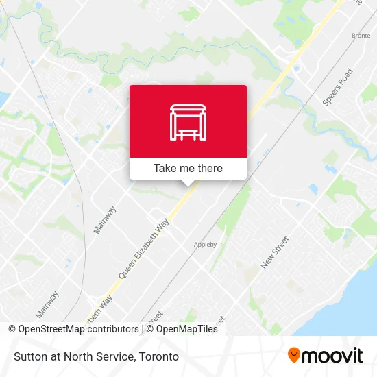 Sutton at North Service map