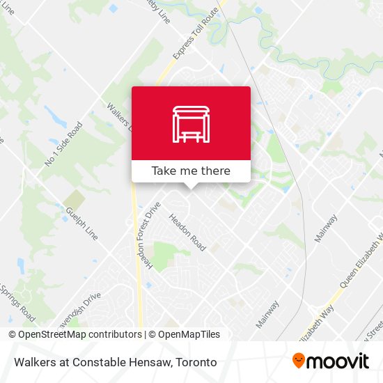 Walkers at Constable Hensaw map