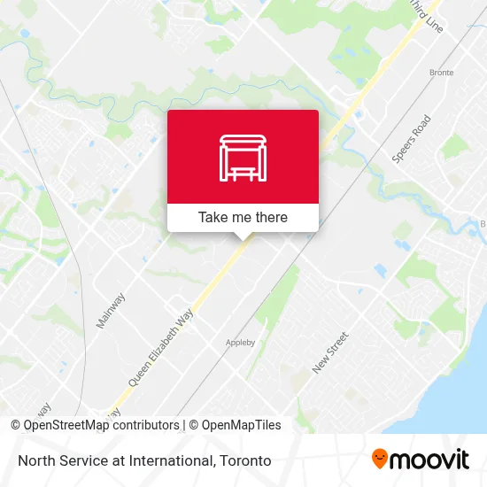 North Service at International map