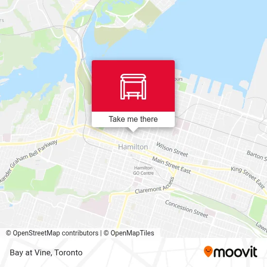 Bay at Vine map