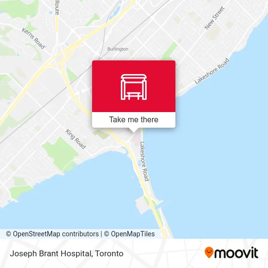Joseph Brant Hospital map