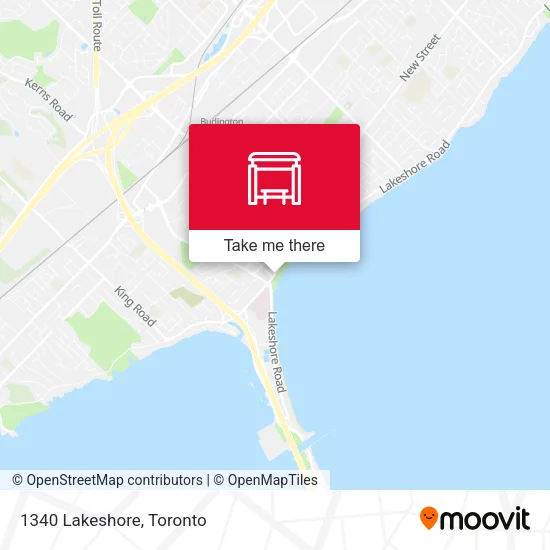 1340 Lakeshore map