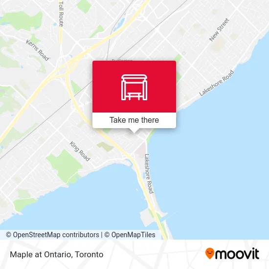 Maple at Ontario map