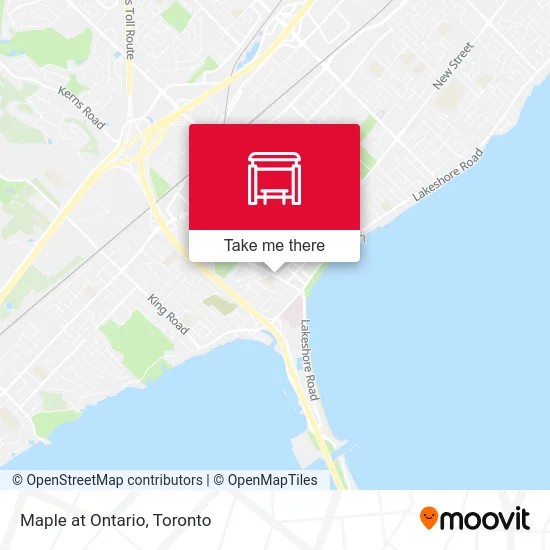 Maple at Ontario map