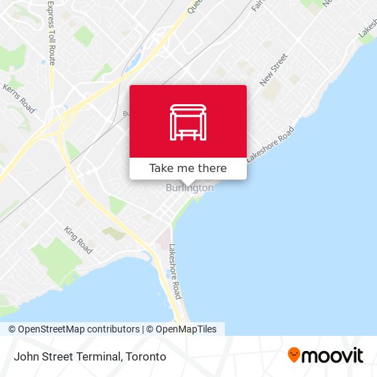 John Street Terminal map