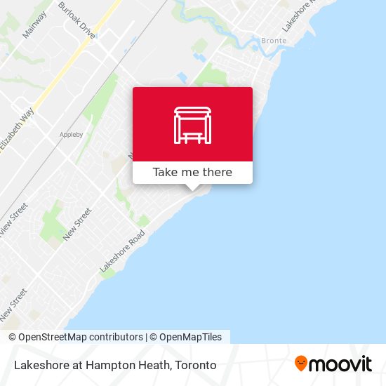 Lakeshore at Hampton Heath map