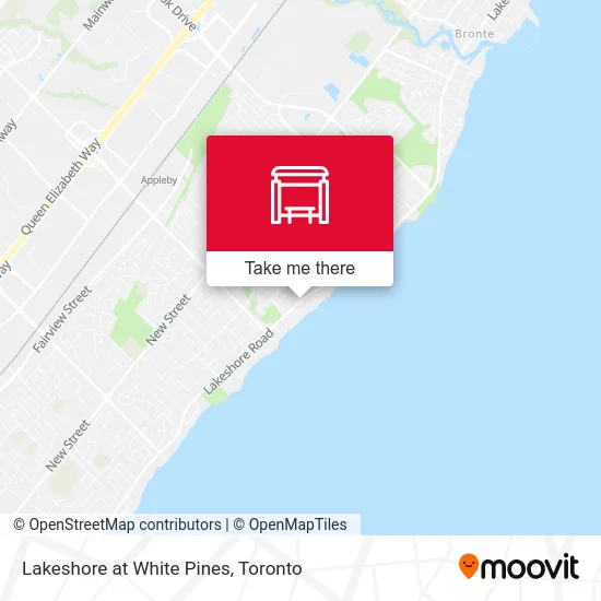 Lakeshore at White Pines map