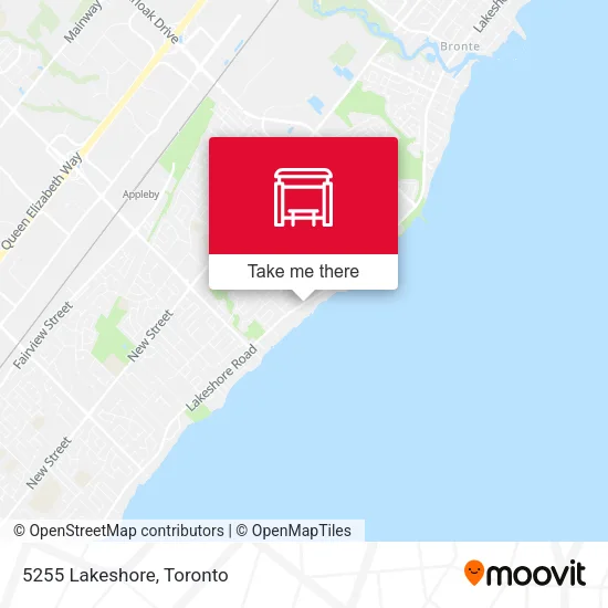 5255 Lakeshore map
