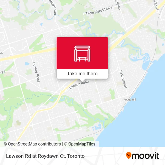 Lawson Rd at Roydawn Ct map