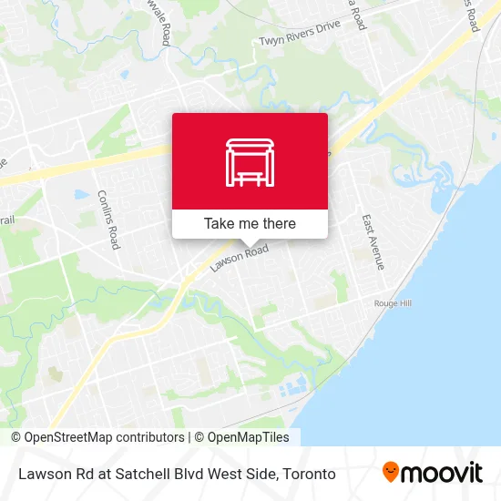 Lawson Rd at Satchell Blvd West Side map