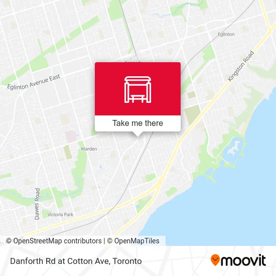 Danforth Rd at Cotton Ave map