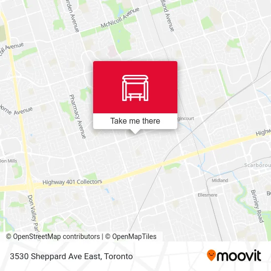 3530 Sheppard Ave East map