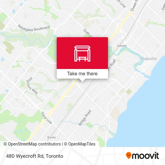 480 Wyecroft Rd map