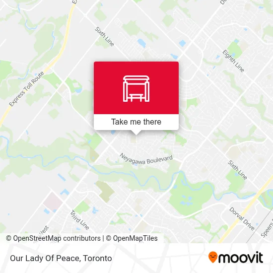 Our Lady Of Peace map