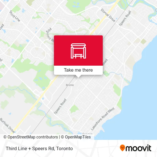 Third Line + Speers Rd map