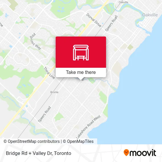 Bridge Rd + Valley Dr map
