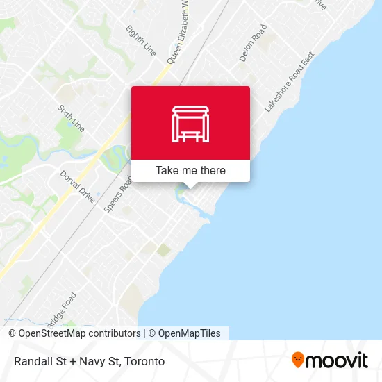 Randall St + Navy St map
