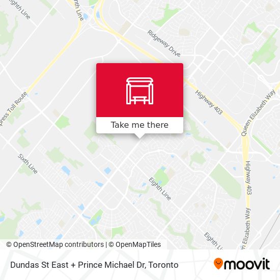 Dundas St East + Prince Michael Dr plan