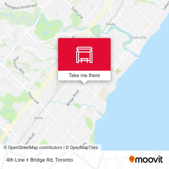 4th Line + Bridge Rd map