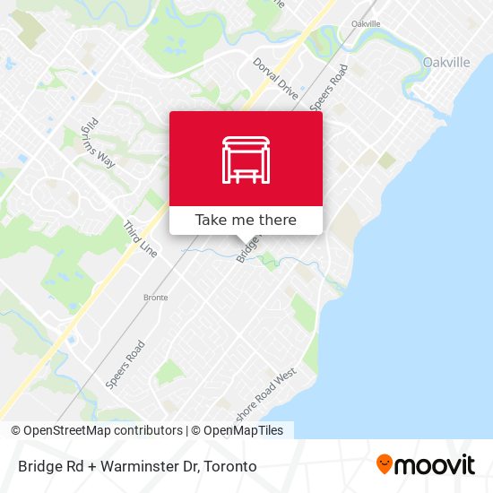 Bridge Rd + Warminster Dr map